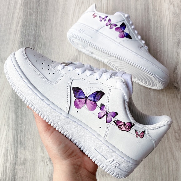 Nike air force 1 low butterfly 🦋 custom - Picture 4 of 8